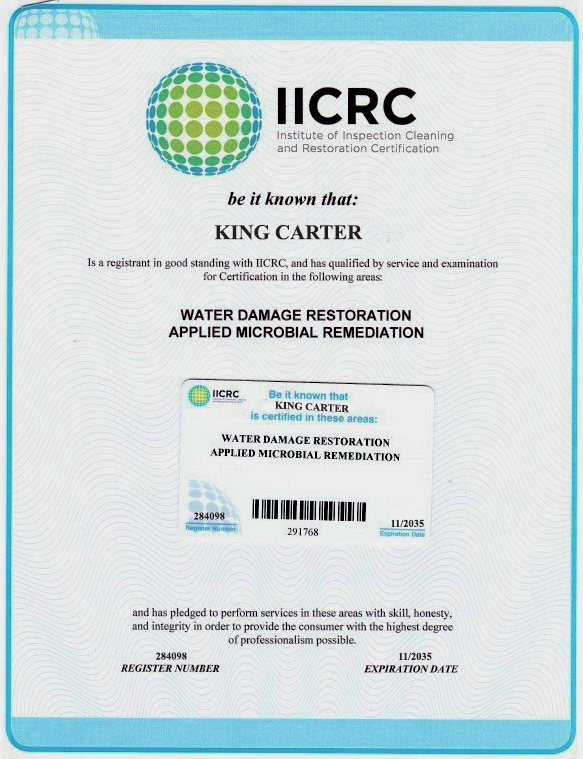 IICRC License